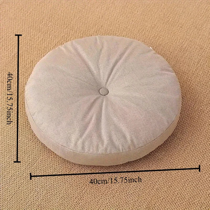 Thick Round Floor Cushion & Meditation Pillow