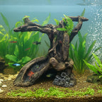 Natural Resin Driftwood Tree Aquarium Decoration